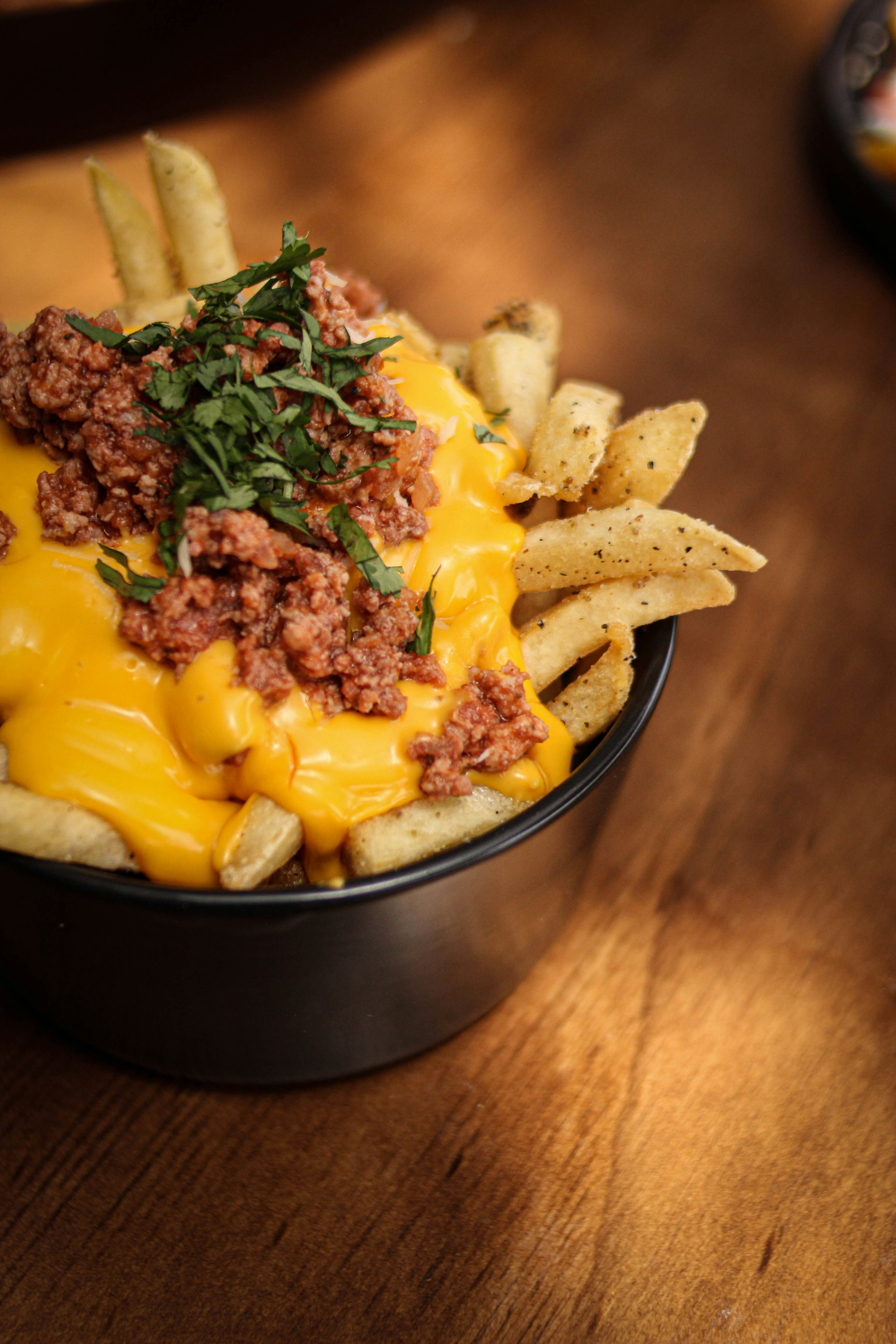 Loaded Fries with cheese and chili